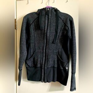 90° Reflex Women's Charcoal Zip-Up Jacket with hood size medium